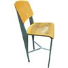 Image 2 : 10-Pcs Prouve-Style Bar Chairs, H43"