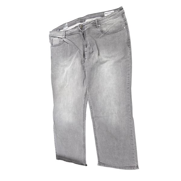 4-Pcs New Buffalo David Bitton Jack-X Slim Straight Stretch Black Jeans (Size 46x32 - Mixed Colour),