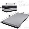 Image 2 : Millard 6 Inch Premium Tri-fold Water Proof Memory Foam Mattress - (75"x31"x6)
