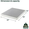 Image 1 : Group of 2 Zinus 4 Inch Low Profile BiFold Box Spring / Folding Mattress Foundation / Strong Steel s