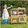 Image 3 : ROBUD Wooden Mud Kitchen for Kids, Outdoor Play Kitchen Set - RV: $204