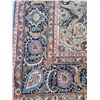 Image 2 : Hand Tufted Persian Madellion Area Rug - Navy & Cream Floral Pattern - Approx 155in x 114in