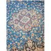Image 3 : Hand Tufted Persian Madellion Area Rug - Navy & Cream Floral Pattern - Approx 155in x 114in