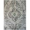 Image 2 : Vintage Persian Style Medallion Rug Sage Green & Earth Tones - Approx 110in x 65in