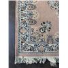 Image 3 : Small Persian Accent rug Dusty Rose and Navy Floral - Approx 66in x 47in