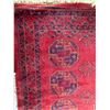 Image 3 : Bokhara Style Persian Rug Deep Crimson Red - Approx 136in x 94in