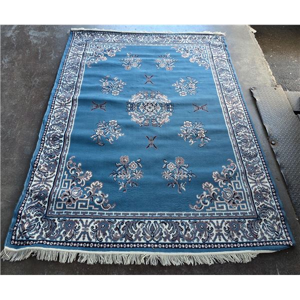 Persian Style Area Rug Sapphire Blue