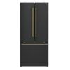 Image 1 : New Open Box - Forno 30" French Door Refrigerator Black (Model FFFFD1974-31BLK)