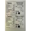 Image 6 : Midea 30" Top Mount Freezer Refrigerator - Tested, Powers on - minor door dent (MRT18S2AWW)