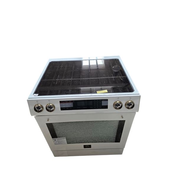 Samsung Electric Range with Glass Cooktop - Oven door glass shattered