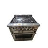 Image 1 : Forno Gas Range Oven - Missing cooktop grates and burner caps, door repair is required