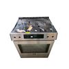 Image 1 : FORNO Electric Range Oven - shattered cooktop and missing control knobs