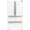 Image 1 : New in Box - Forno 36" French Door Refrigerator White (Model FFRBI1820-36WHT)