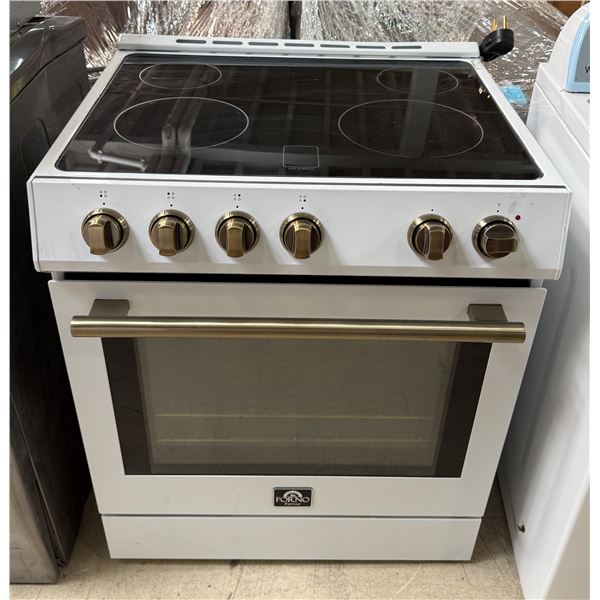 FORNO 30" White Electric Range - Used Condition