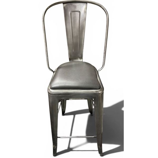 8-Pcs Gunmetal Bar Stool