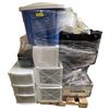 Image 1 : Pallet with Assorted Items from Locker - Chest, Suitcases, and More