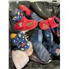Image 3 : 2 Bins of Assorted Kid's Shoes & Sneakers - Various Styles and Sizes