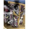 Image 5 : 3 Bins of Assorted Shoes Includes Kids and Adults
