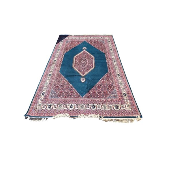 Large Rug with Floral Pattern, Approx. 95"