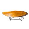 Image 3 : Live Edge Wood Slab Table, H19" x W48" x 18"