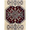Image 2 : Area Rug, Cream/Burgundy/Blue, 71" x 47"