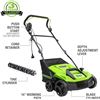 Image 2 : Greenworks 13 Amp 14-Inch Corded Dethatcher/Scarifier, DT13B00 RV: $245
