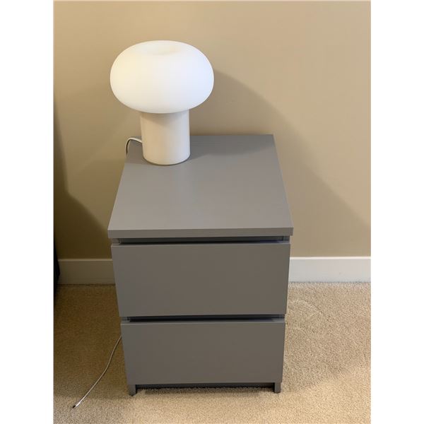 Pair of Gray Nightstands, H22" x W16" x D19" Each