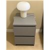 Image 4 : Pair of Gray Nightstands, H22" x W16" x D19" Each