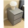 Image 5 : Pair of Gray Nightstands, H22" x W16" x D19" Each