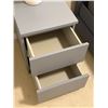 Image 6 : Pair of Gray Nightstands, H22" x W16" x D19" Each
