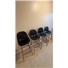 Image 1 : 4-Pcs Office Bar Stools, H42" Each
