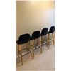 Image 2 : 4-Pcs Office Bar Stools, H42" Each