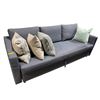 Image 1 : Grey Pull Out Sofa Bed, Approx. H30" x W87" x 36"