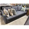 Image 2 : Grey Pull Out Sofa Bed, Approx. H30" x W87" x 36"