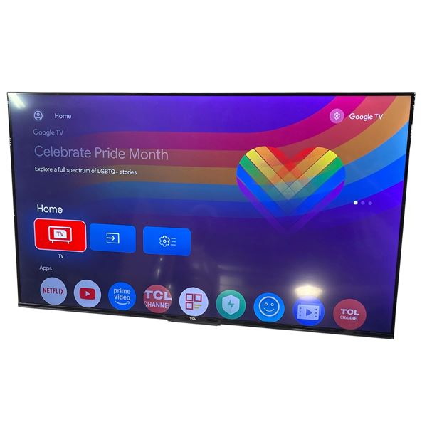 TCL 43" LED Smart TV (Model 43S450G-CA) - Tested, Powers on - without power cord and control remote