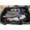 Image 2 : 2 Bins of Assorted Shoes Includes Kids and Adults