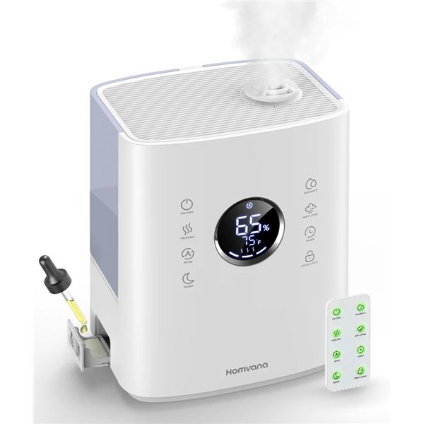 Homvana Humidifier H111 - RV: $199.99 CAD - 6.5L Warm & Cool Mist Humidifier