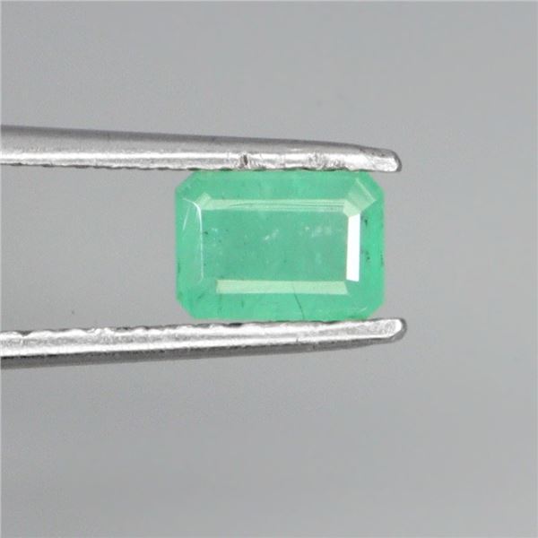 7X5 MM NATURAL UNHEATED EMERALD 1.15 CT. - APPRAISED REPLACEMENT VALUE CAD 1,130