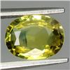 Image 1 : 8X6 MM OVAL CUT NATURAL YELLOW-BLUISH AUSTRALIAN SAPPHIRE - APPRAISED REPLACEMENT VALUE CAD 760