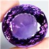 Image 1 : BIG 33.7 CT. SPARKLING UNTREATED DARK PURPLE AMETHYST 21X14 MM - APPRAISED REPLACEMENT VALUE CAD 5,3