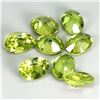 Image 2 : 7X5 MM UNHEATED TOP RICH GREEN PERIDOT 8 PCS. 7.27 CT - APPRAISED REPLACEMENT VALUE CAD 1,000