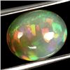 Image 2 : 12X10 MM OVAL CABOCHON AAA FLORAL FULL PLAY OF COLOR CRYSTAL OPAL 3.19 CT. - APPRAISED REPLACEMENT V