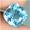 Image 2 : BIG 8.48 CT, CUSHION CUT SWISS BLUE TOPAZ - APPRAISED REPLACEMENT VALUE CAD 510
