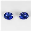 Image 1 : 0.96 CT. PAIR OF TOP RICH BLUE MADAGASCAR SAPPHIRE HEATED - APPRAISED REPLACEMENT VALUE CAD 360