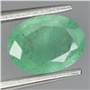 Image 1 : 8X6 MM OVAL CUT SUPERB NATURAL EMERALD 1,30 CT. - APPRAISED REPLACEMENT VALUE CAD 970