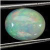 Image 2 : OVAL CABOCHON AAA FLORAL FLASH PLAY OF COLOR CRYSTAL OPAL 1,52 CT. - APPRAISED REPLACEMENT VALUE CAD