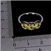 Image 3 : MARQUISE CUT CEYLON SAPPHIRE AND ROUND RUBY RING N 14K WHITE GOLD OVER 925 STERLING SILVER â[x=#8364