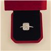 Image 2 : 2.00 CT TW GRA CERTIFIED RADIANT CUT MOISSANITE STONE VVS D COLOR WITH 36 ROUND BRILLIANT CUT CUBIC 