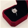 Image 3 : 2.00 CT TW GRA CERTIFIED RADIANT CUT MOISSANITE STONE VVS D COLOR WITH 36 ROUND BRILLIANT CUT CUBIC 