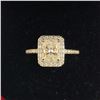 Image 4 : 2.00 CT TW GRA CERTIFIED RADIANT CUT MOISSANITE STONE VVS D COLOR WITH 36 ROUND BRILLIANT CUT CUBIC 